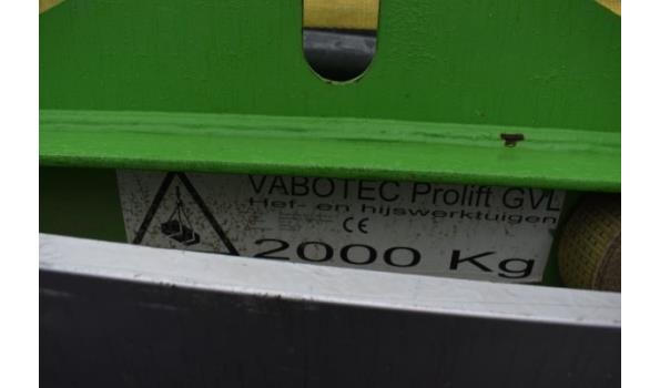 hijsbalk/juk VABOTEC Prolift, cap 2000kg (524-05)